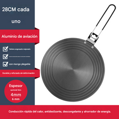 🔥 🍳Placa conductora de calor para cocina doméstica (apta para cocinar, descongelar ingredientes, protege la olla de quemarse)