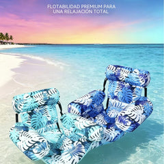 💦📢 Sofá flotante plegable con respaldo