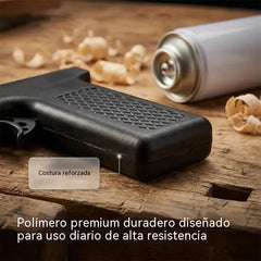 🔥【2 piezas 27 euros】Pistola pulverizadora de mano, Mango auxiliar para pulverizar pintura, Pistola pulverizadora de mano con manivela para paredes de coche, Pulverizador autocebante