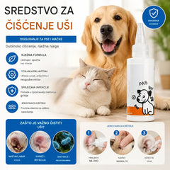 🎉Kupite 1, dobijte 1 gratis!🎉 Sredstvo za čišćenje ušiju za pse i mačke