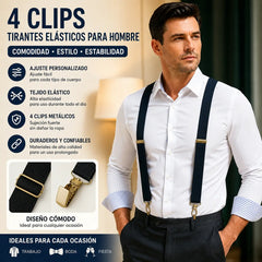 📢📢¡50% DE DESCUENTO! 🧷Corsés de hombre con espalda cruzada y clips🧷