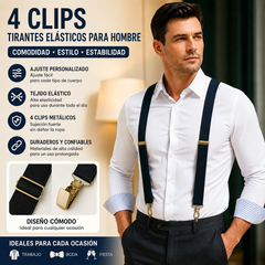 📢📢¡50% DE DESCUENTO! 🧷Corsés de hombre con espalda cruzada y clips🧷