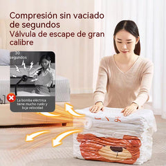 🧺 5 artículos por 29 euros 💨 Bolsa de almacenamiento al vacío grande y compresible: no requiere bomba, es a prueba de fugas e ideal para ahorrar espacio en maletas y en casa ✈️