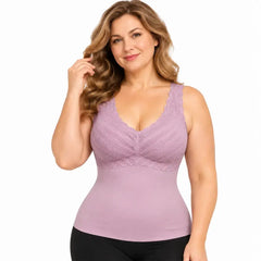 【L–3XL】Nauja moteriška termo liemenė rudeniui ir žiemai: su įsiuvais, stora, šilta, besiūlė, greitai sušildanti – tinka kasdieniam dėvėjimui.
