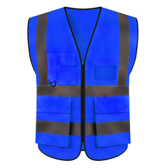【Compra 1 y llévate 1 gratis】Chaleco reflectante para obras de construcción de verano, ropa reflectante, chaleco de seguridad, transpirable