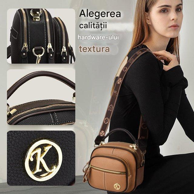 👜2025 nuevo bolso cruzado estampado de moda, gran capacidad, portátil