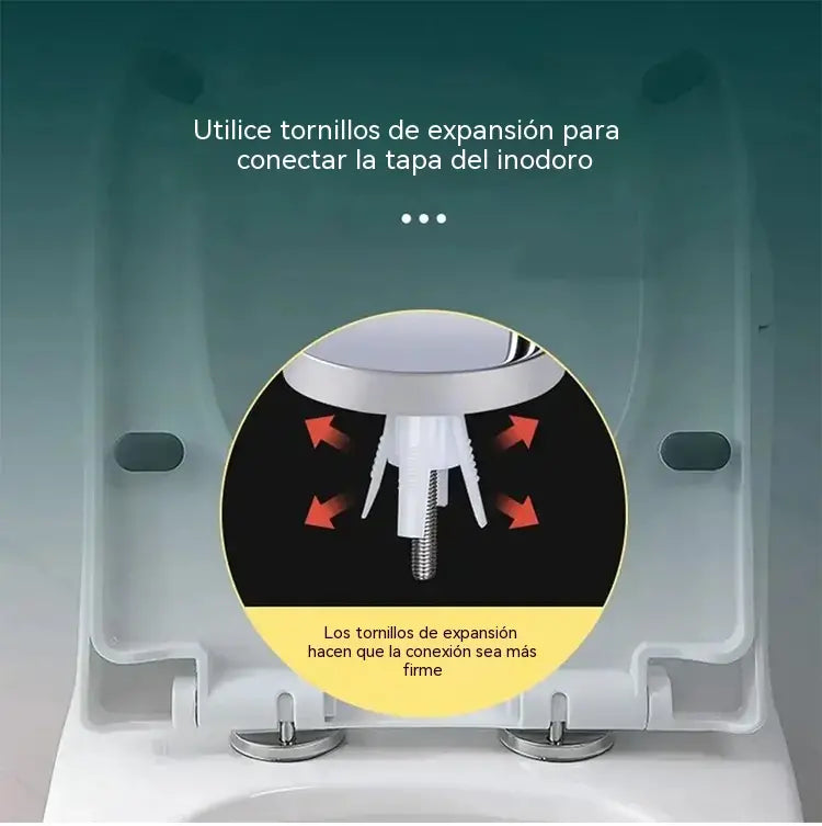 🚽【4 piezas en total】Accesorios universales para baño ----💦✨Abrazaderas de tornillo para fijar el asiento del inodoro.