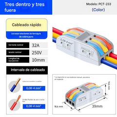 🔥¡Reducción de precio promocional!⏳⏳【30/60 piezas】Conector de cable eléctrico multifuncional