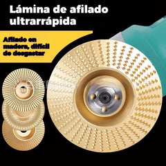 ⚙️🧰【50 % de descuento】 Disco multifuncional para dar forma a la lijadora angular para madera