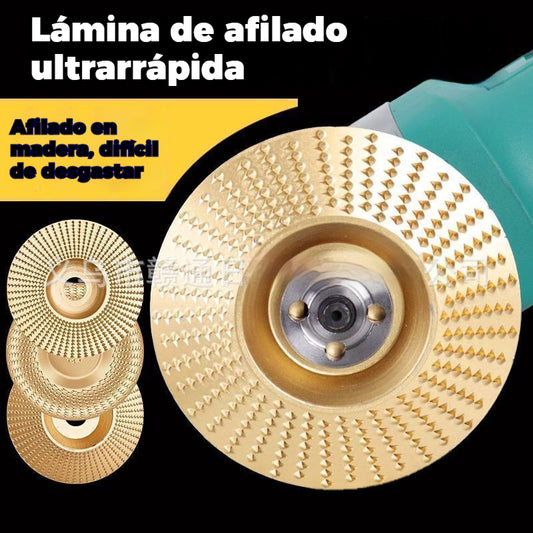 ⚙️🧰【50 % de descuento】 Disco multifuncional para dar forma a la lijadora angular para madera