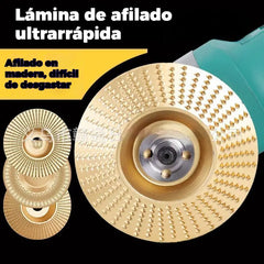 ⚙️🧰【3 piezas】 Disco multifuncional para dar forma a la lijadora angular para madera