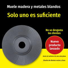 【2 piezas】⚙️Discos y fresas de lijado para madera | Compatibles con amoladora angular ✨