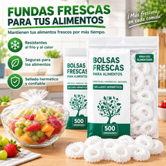 🔥【Oferta especial de último día: 50% de descuento】✨500 envoltorios de plástico reutilizables y flexibles aptos para alimentos