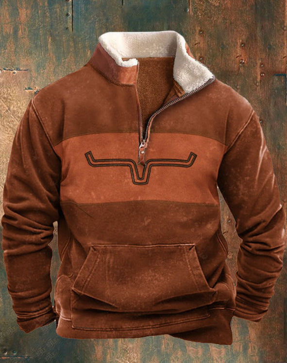 2026 Sudadera con capucha de manga larga 3D para hombre Otoño Invierno Cálido resistente al frío