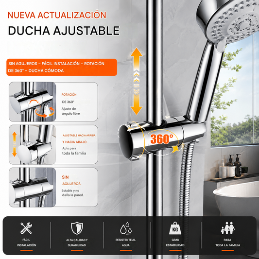 🚿Base de ducha plug-and-play para uso doméstico, un accesorio esencial para el baño.