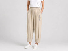 🔥【M–4XL】 👖 Lagane i prozračne ljetne pamučno-lanene hlače – moderne ležerne hlače do gležnja