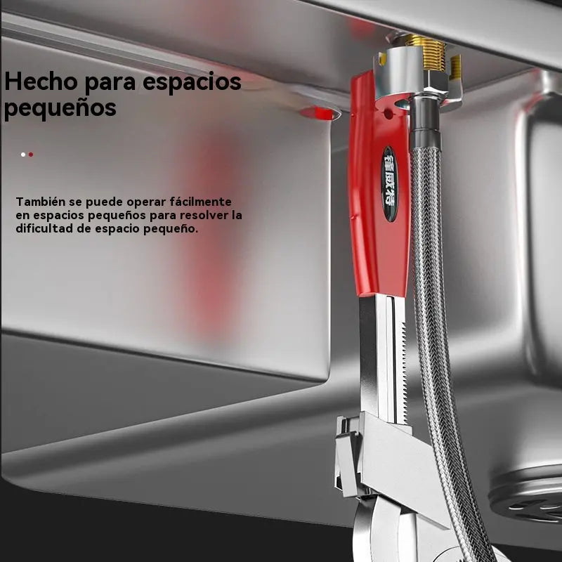 🔧 Llave Multifuncional Ajustable para Grifos – ¡Ligera y Antideslizante!