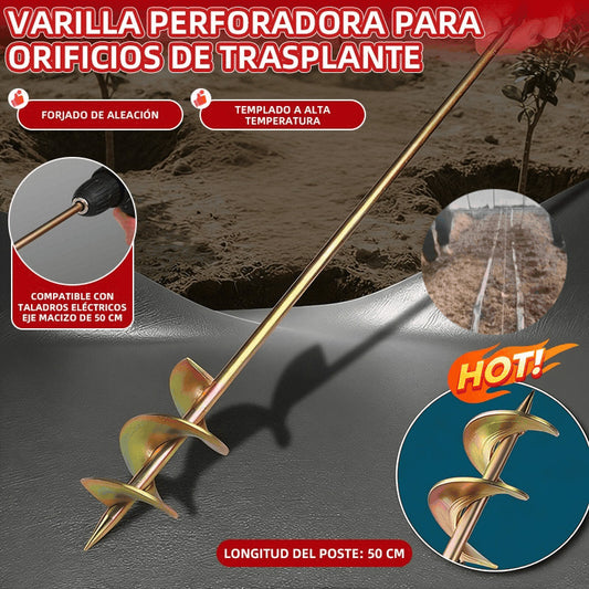 🔥✨ Varilla perforadora para plántulas, herramienta para perforar agujeros para el cultivo de hortalizas en invernadero, broca para la cría y perforación de plántulas