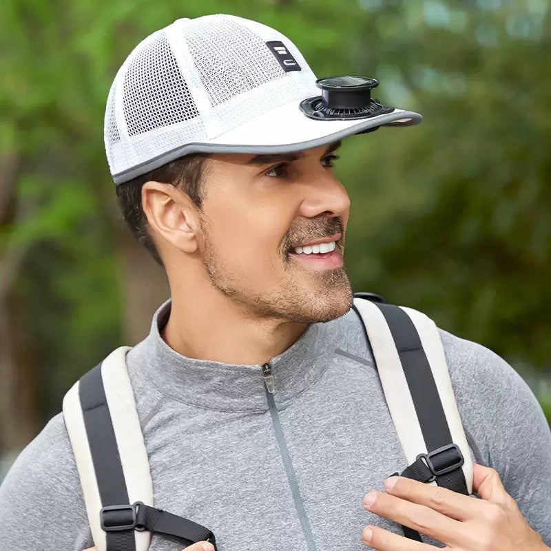 🧢【Enfriamiento rápido】❄Gorra de béisbol con ventilador solar