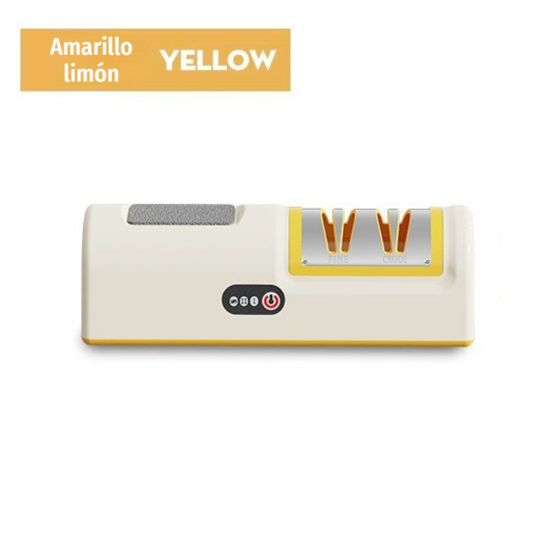 🥕🔪 Afilador de cuchillos eléctrico inalámbrico – perfecto para cuchillos de cocina, incluyendo cuchillas para frutas y verduras 🔋🍎