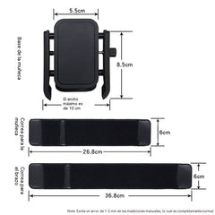 Soporte para teléfono de muñeca, correa universal para la muñeca para correr, practicar deportes, hacer transmisiones en directo y navegar.