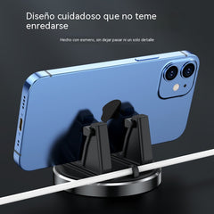 🔥🚗📱 Soporte universal para teléfono de coche, giratorio, con base de ventosa antideslizante.