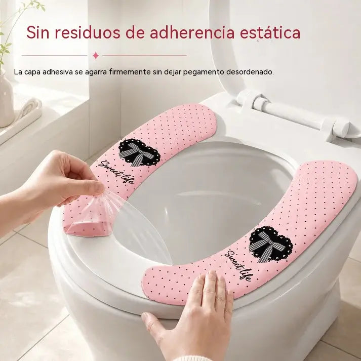 📢📢 5 pares 25 euro  🚽 Fundas electrostáticas para asiento de inodoro: almohadillas adhesivas sin dejar rastro, 5 pares