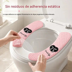 📢📢 5 pares 25 euro  🚽 Fundas electrostáticas para asiento de inodoro: almohadillas adhesivas sin dejar rastro, 5 pares