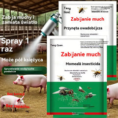 🦟【10 torebek】 🦟Farm Flies Killing Spray Insektycyd, Bezwonny, Lek na komary, Do użytku domowego