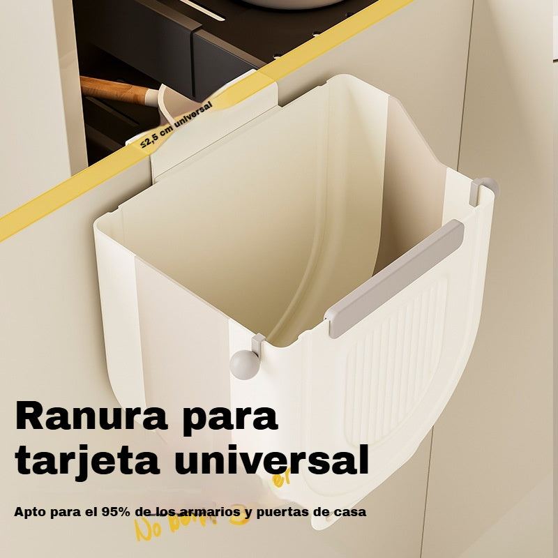 🔥【50% de descuento】Bote de basura plegable colgante multifuncional para cocina