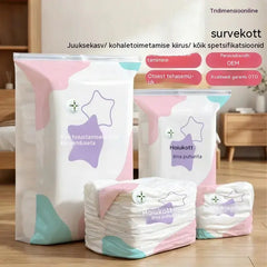 🧳【5-osaline komplekt】💨 Suur kokkusurutav vaakum-hoiukott: ei vaja pumpa, lekkekindel ning ideaalne ruumi säästmiseks nii kohvris kui ka kodus ✈️