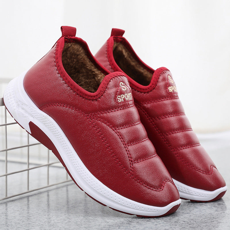 🏆🔥【36-41】Zapatos casuales de polar para mujer, cálidos e impermeables