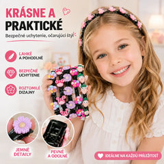 👑【5 kusov】Paličky, sponky a zapletené stuhy pre dievčatá
