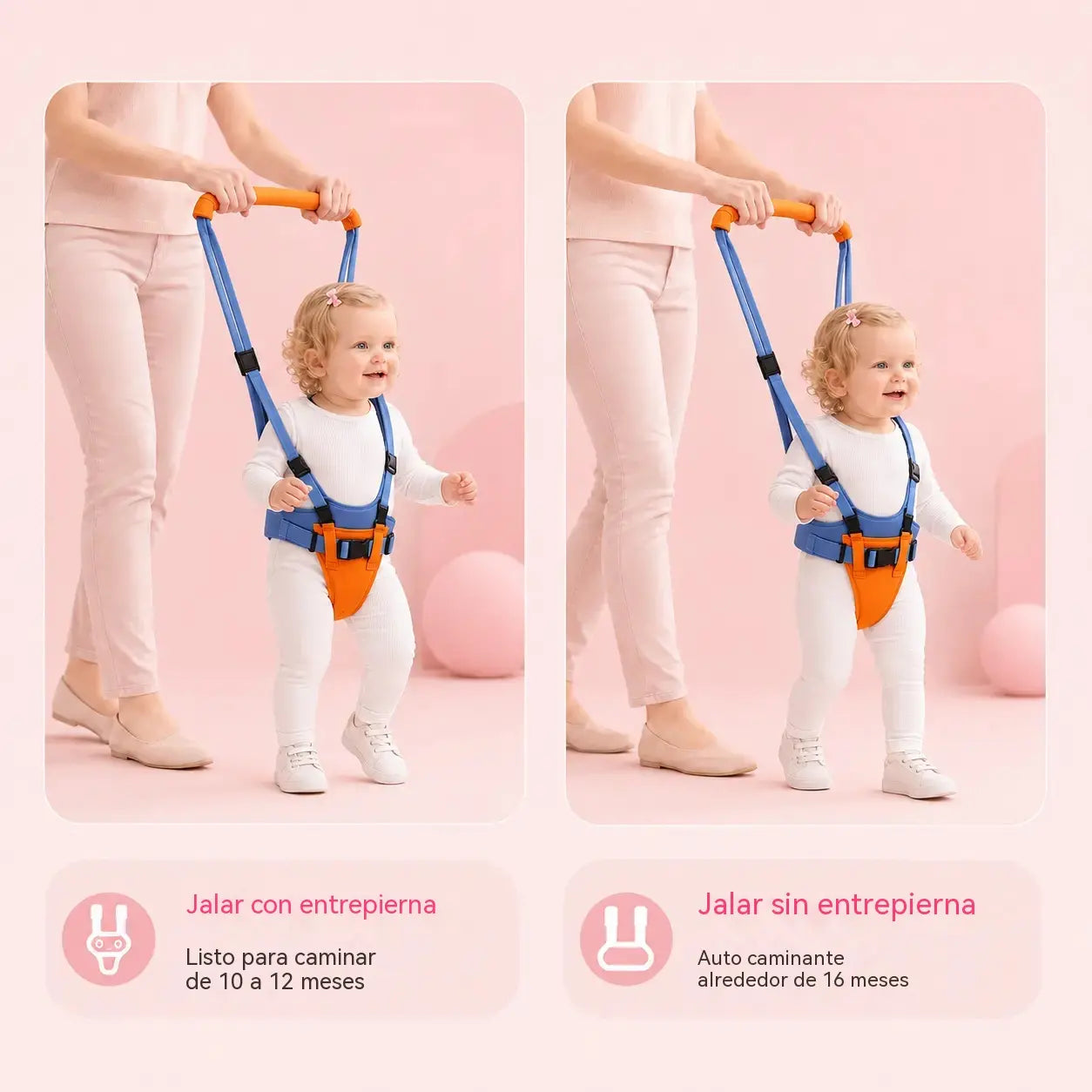 👶🚶Nastavljiva nosilka za dojenčke za hojo s snemljivo oporo za kolke