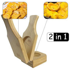 🍌Lesena stiskalnica 2 v 1 za tostones in plantane