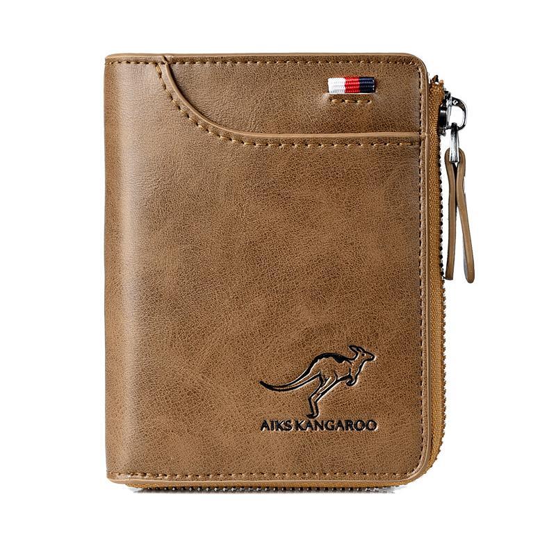 🔥Cartera antimagnética 2026 para hombre Cartera de cuero suave de gran capacidad