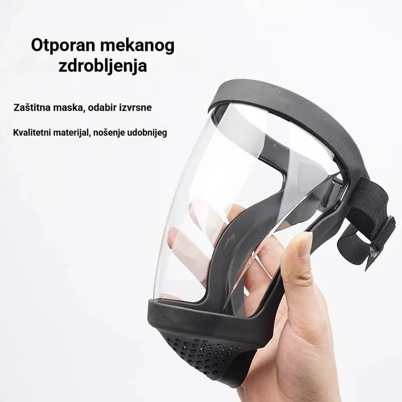 2026 Industrijski biciklistički prozirni zaštitni štitnik za lice - otporan na zamagljivanje, isparavanja ulja i prašinu.