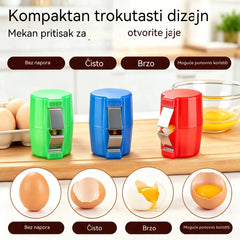 【3 komada】🍳 Brzi razbijač jaja: Razbija stotine jaja brže i čišće 🔥