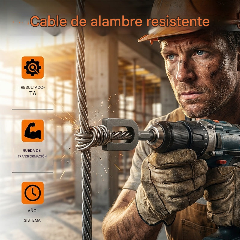 【5 piezas 25 euros】Taladro universal con cable trenzado para taladros eléctricos