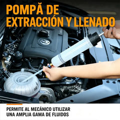 🔧💉 Jeringa Multiusos para Cambio de Aceite – Bomba de Succión e Inyección 2 en 1, Ideal para Aceite de Motor y Líquido de Frenos 🛢️