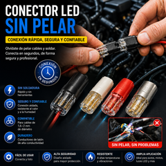 🥳 ¡50% de descuento! ⏰ 【1000 unidades en stock】 Conector de doble cable con hebilla de bloqueo, cierre de seguridad, antideslizante ⚡️