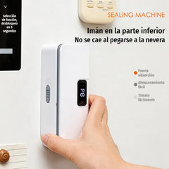 ⏰ ¡50% de descuento! ⚡✨ Sellador de Bolsas Multiusos | USB-C Recargable, 8 Ajustes de Calor y Almacén Magnético, Apto para todo tipo de bolsas 🥗