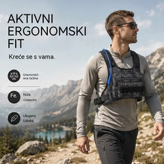 🥳🚴💨 50% POPUSTA! Biciklistički prsluk s integriranim sustavom za hidrataciju: izdržljiv, vodootporan, s više džepova i taktičkim remenima. Nosite vodu i osnovne potrepštine bez upotrebe ruku - savršen za duge vožnje! 🎒✨