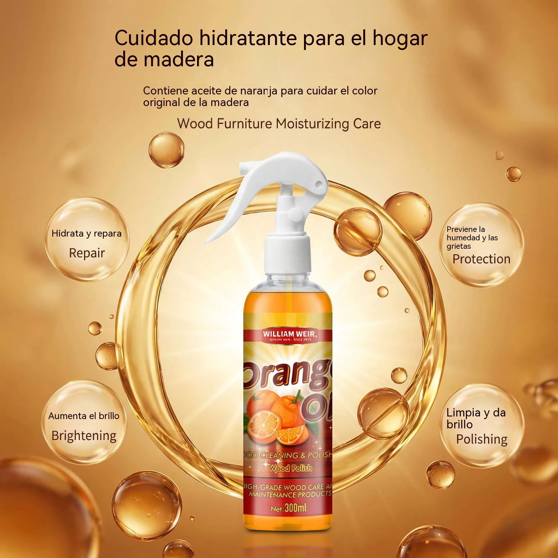 🍯300 mlpor 25 euros✨Crema de cera de abeja natural de alta eficacia para pulir y limpiar madera.