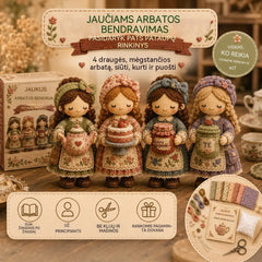 🎁Paskutinė diena: pasinaudokite 49 % nuolaida! 🧵 „Pasidaryk pats“ miniatiūrinis skiautinių (patchwork) rinkinys iš „Miniature World“ serijos.