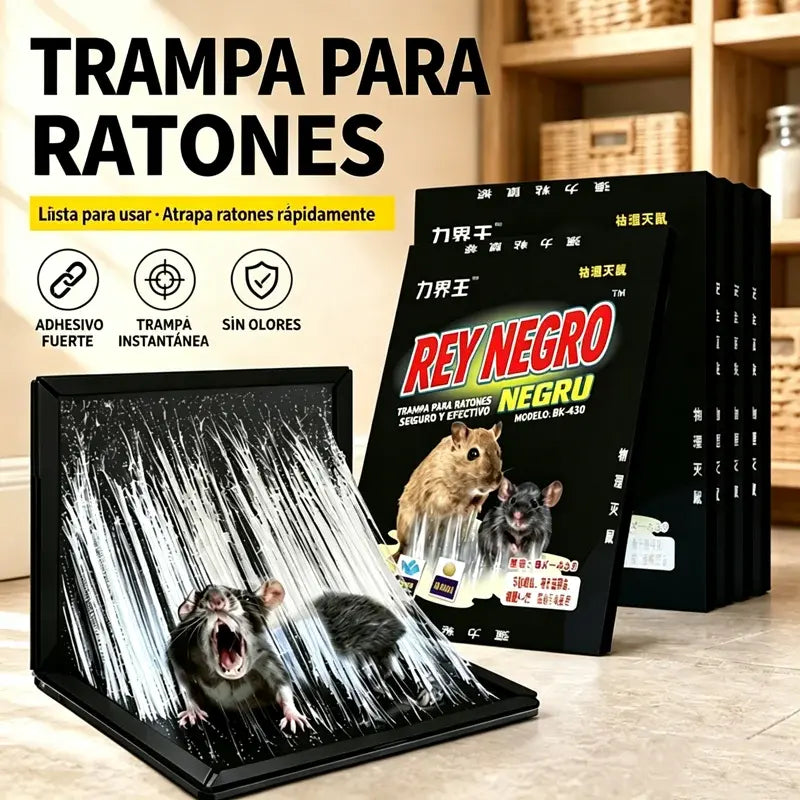 🐭💥【3 piezas】Trampas para ratones adhesivas extragruesas y súper resistentes | Ideales para hogares, tiendas y almacenes🏠