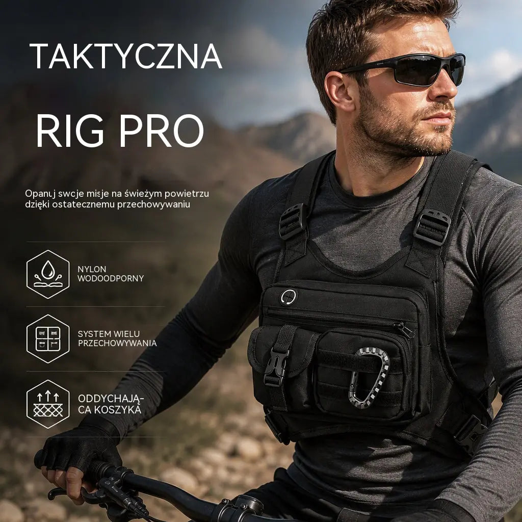 📢📢 50% zniżki! ⏰ Męska taktyczna torba piersiowa do jazdy na rowerze