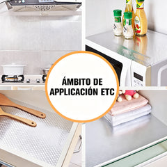 🛡️ ¡50% DE DESCUENTO! 🍳 Pegatinas para la cocina—protegen armarios y encimeras de la grasa y las manchas. Personalizables y removibles. ¡Un verdadero salvavidas para la cocina! 🌟✅