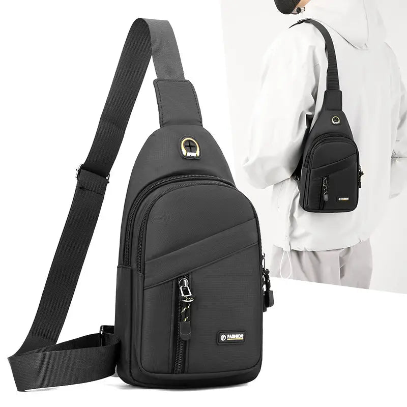 【Compra 1 y llévate 1 gratis】2 piezas 32 euro🔥Bolso bandolera informal para hombre, bolso de pecho ligero para viajes y deportes.