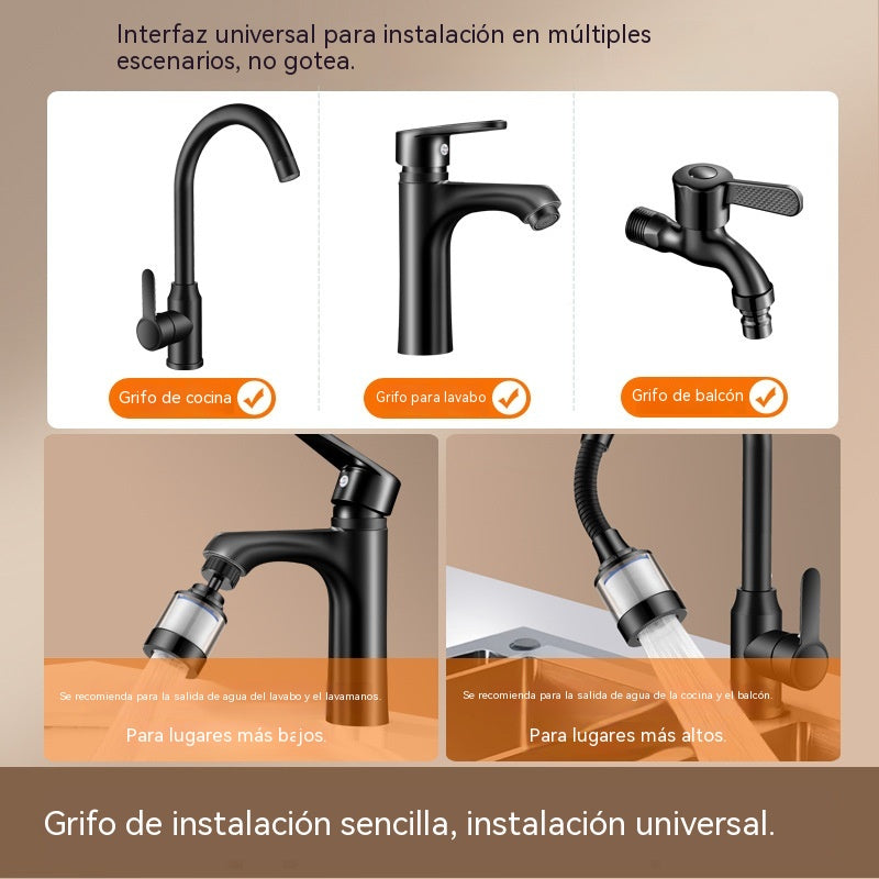 🔥【Compra 1 y recibe 1 gratis】💧✨ Filtro de agua para grifo | Purificación profunda, elimina sedimentos y olores, instalación rápida compatible con el 99% de grifos 🚰
